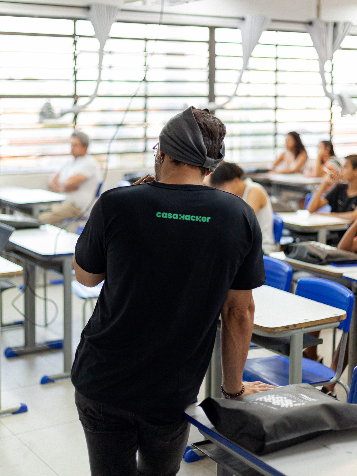Oficina do Hackerclube Nova Odessa em contraturno escolar