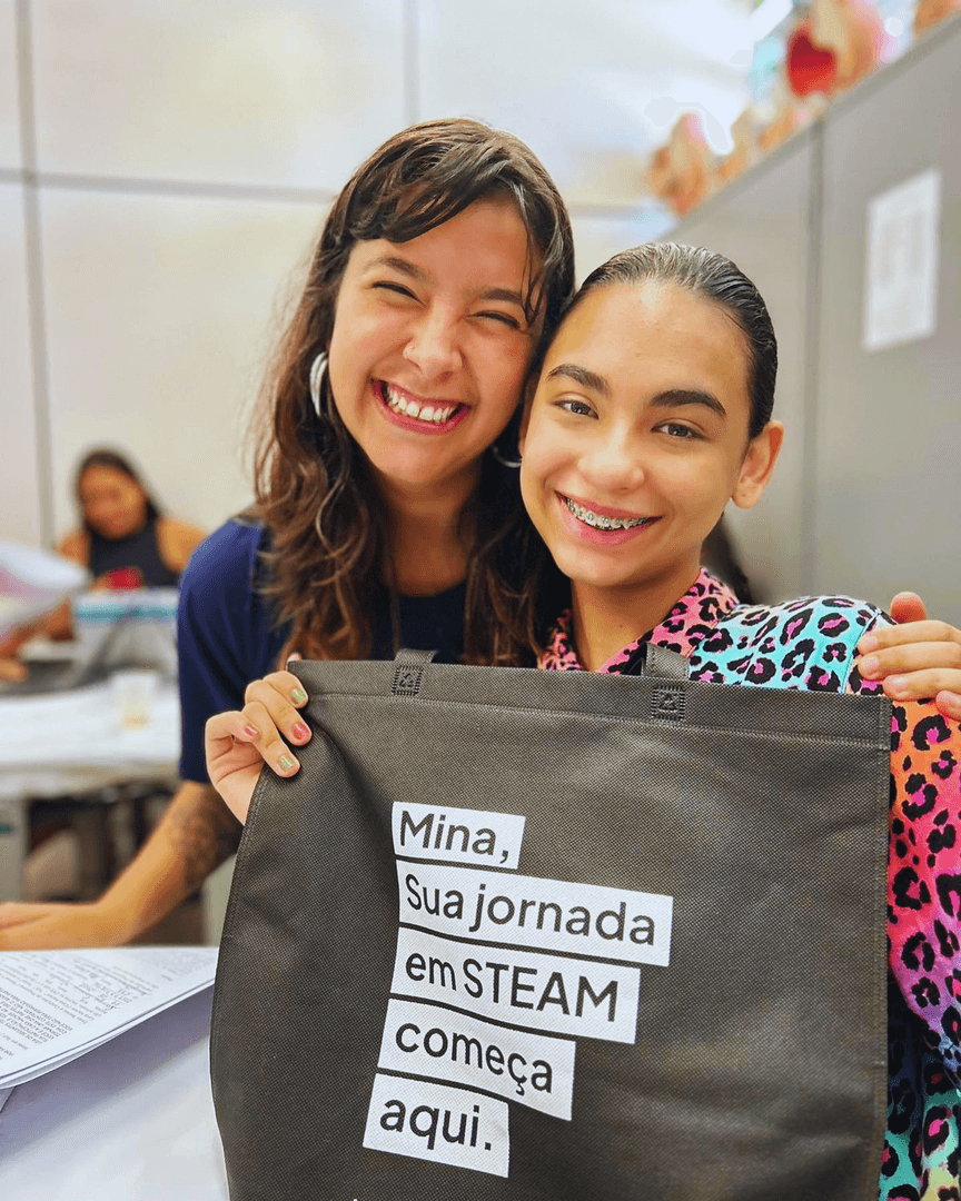 Participantes do Minas em Tech — 'minha jornada em STEAM começa aqui'