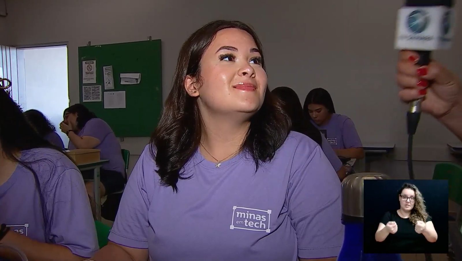 Cena do episódio do programa Mãos Solidárias que destacou a Casa Hacker